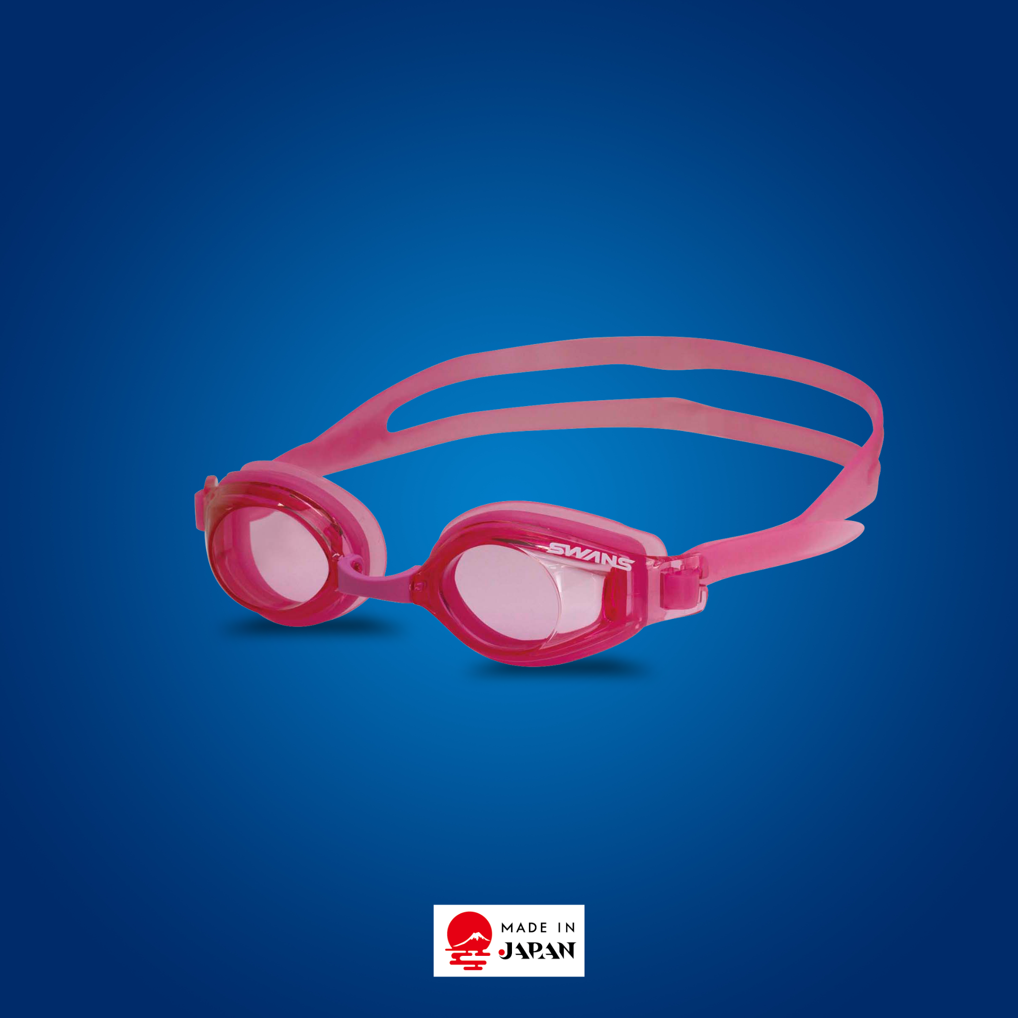 SWANS SJ-22N Junior Normal Goggle – Pink, for young swimmers