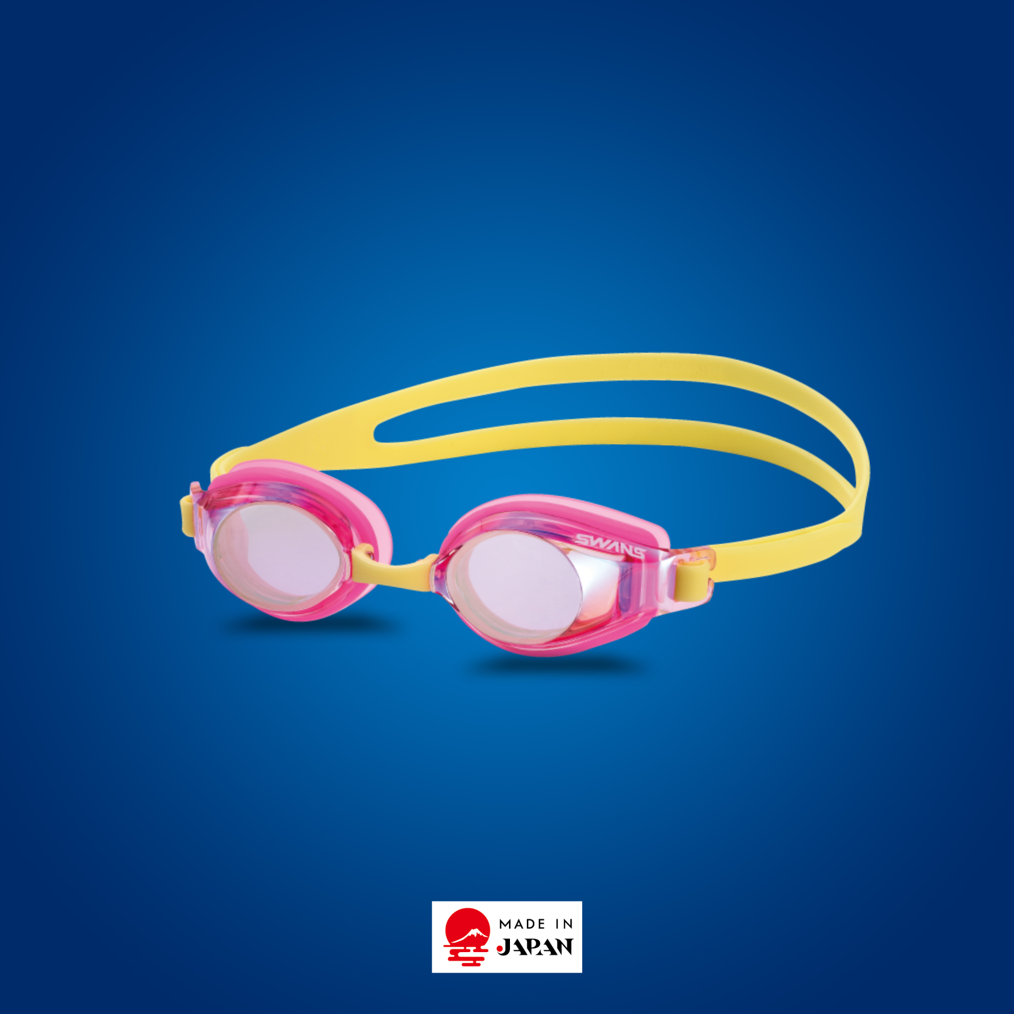 SWANS SJ-22M Junior Mirror Goggle – Pink Mirror, for young swimmers