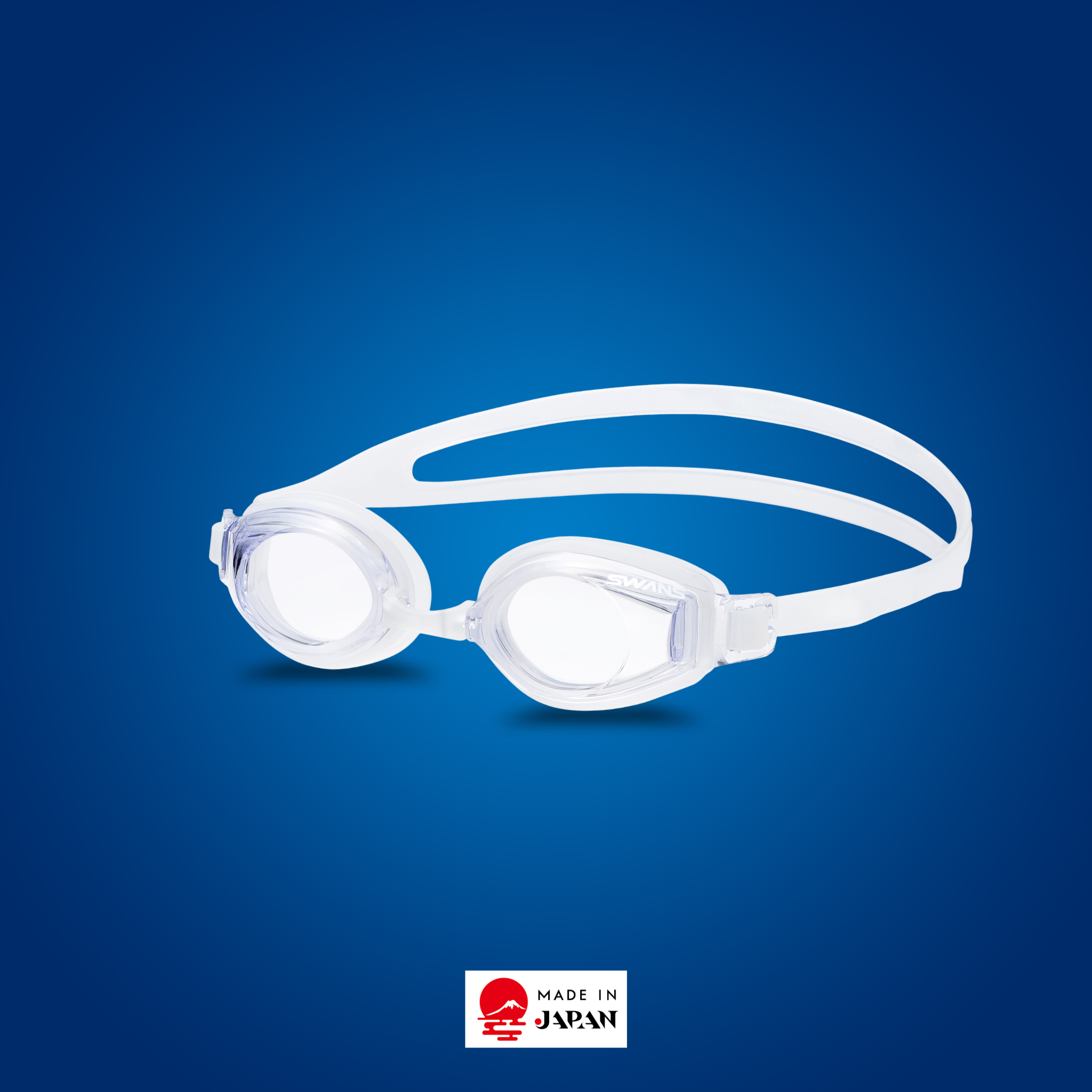 SWANS SJ-22N Junior Normal Goggle – Clear, for young swimmers