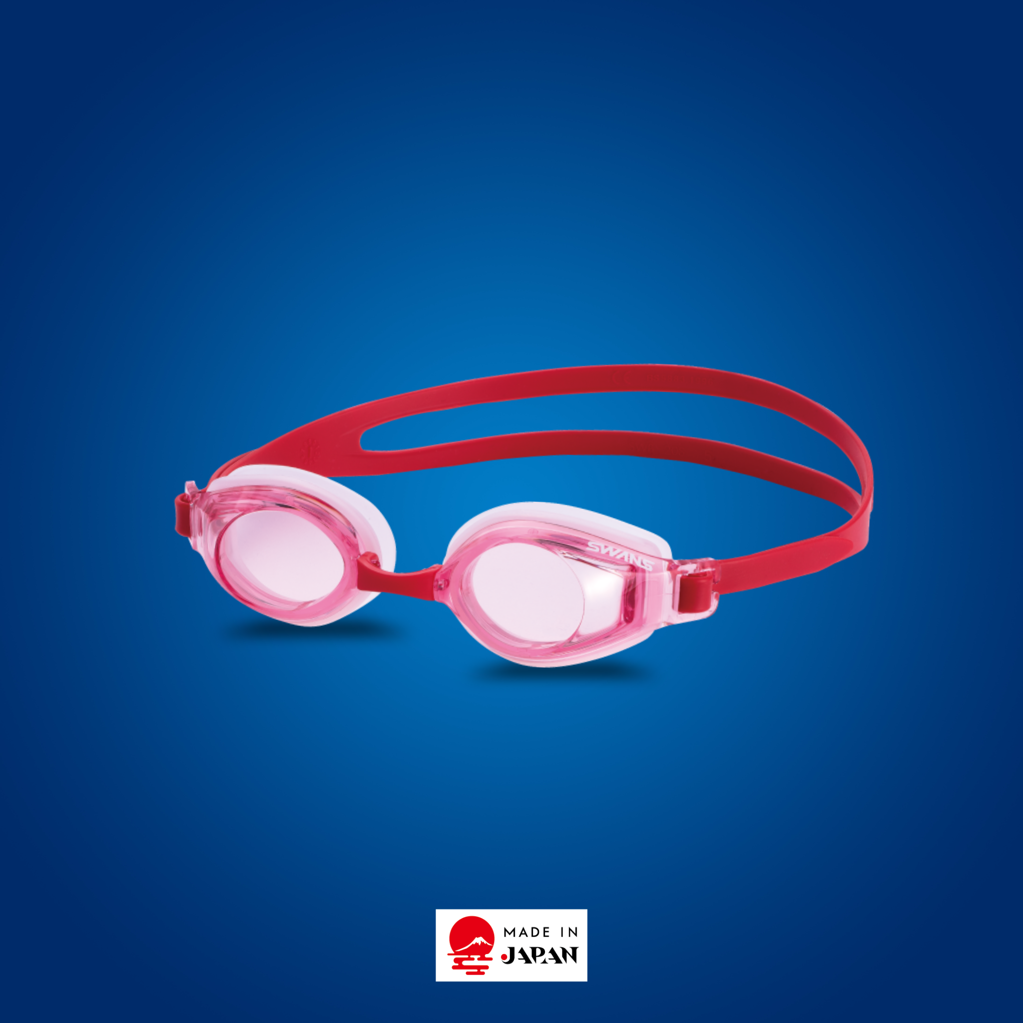 SWANS SJ-22N Junior Normal Goggle – Pink Clear, for young swimmers