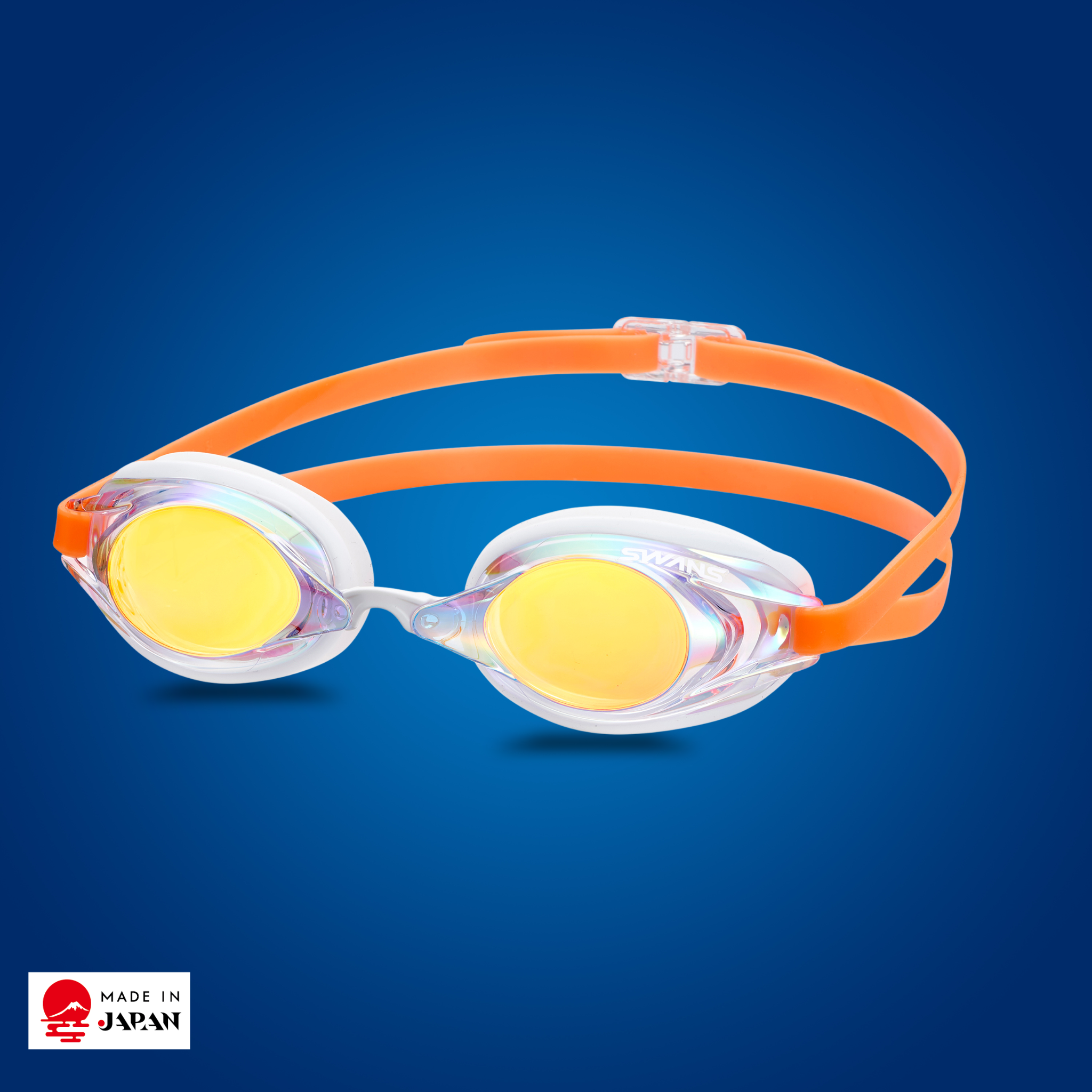 SWANS SR-2M Racing Goggle – Coral Mirror lens, World Aquatics approved