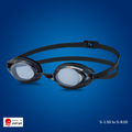 SWANS SR-2 Normal EV Racing Optical Goggle – Smoke Black lens, prescription S-1.50 to S-8.00, World Aquatics approved
