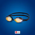 SWANS SW-45M Fitness Adult Mirror Goggle – Brown x Orange Mirror lens