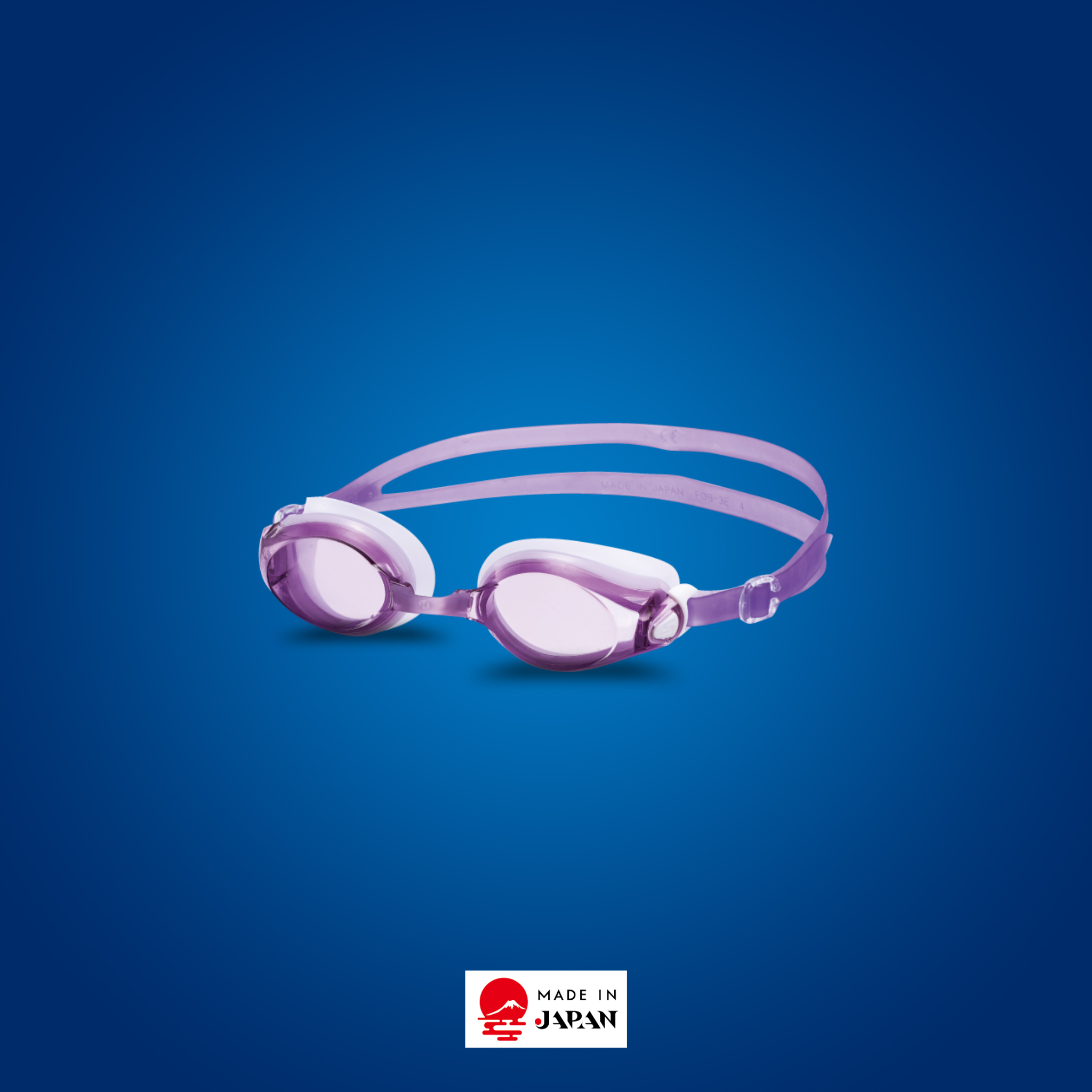 SWANS SW-45 Fitness Adult Optical Goggle – Lavender lens, prescription S-1.50 to S-8.00