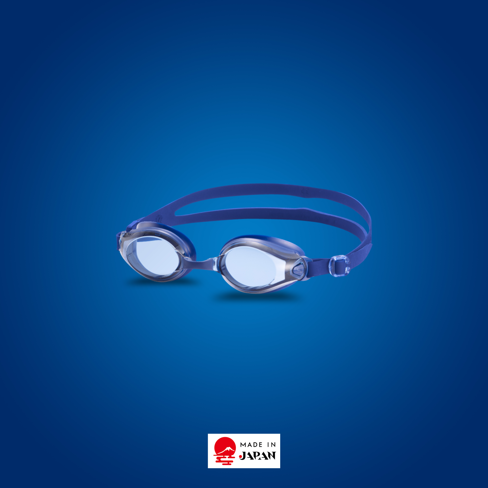 SWANS SW-45 Fitness Adult Optical Goggle – Navy lens, prescription S-1.50 to S-8.00